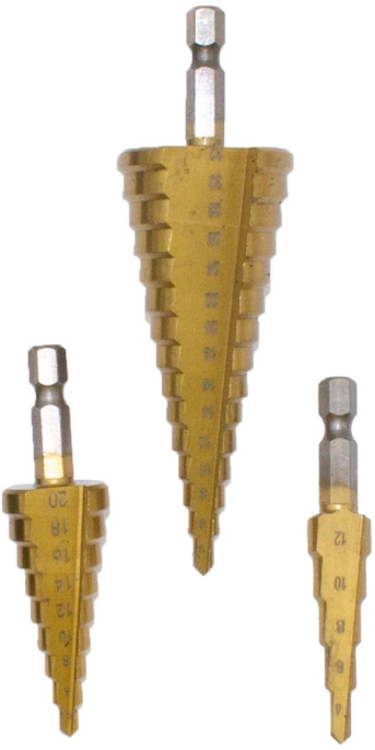 Набор сверл TURBOSKY SD1,  по дереву/металлу/пластику,  шестигранный,  3шт