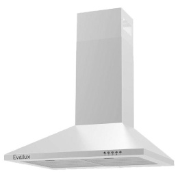 Купольная вытяжка Evelux, 60 см, 3 скорости, производительность 750 м3/ч, кнопочное управление, цвет белый Favorite 60 W