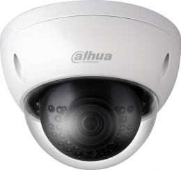 Видеокамера Dahua DH-IPC-HDBW1431EP-0280B-S4 домашняя проводная, купольная, матрица 1/3" CMOS, 4 МП, объектив F/2 2.8 мм, ИК-подсветка, интерфейс проводной, сжатие: H.264, H.265