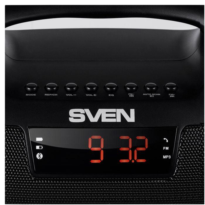 Колонка портативная Sven PS-460, 18Вт, черный [sv-015237]