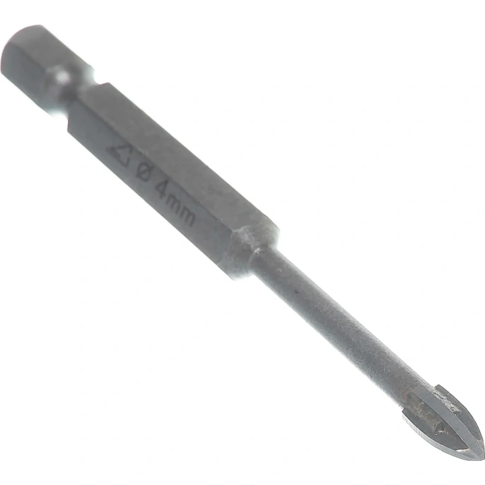 Сверло по керамике и стеклу с четырьмя режущими лезвиями PROFI 4 мм STAYER2985-04_z01