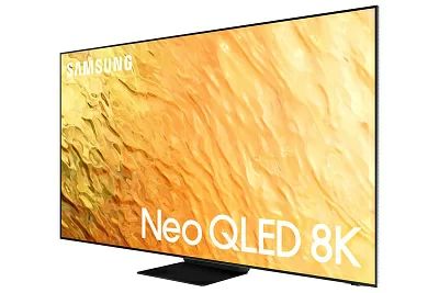 Телевизор QLED Samsung 85" QE85QN800BUXCE Q черный 8K Ultra HD 120Hz DVB-T2 DVB-C DVB-S2 USB WiFi Smart TV (RUS)