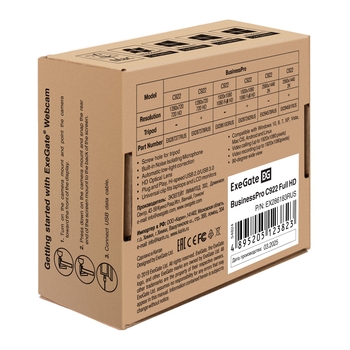 Веб-камера ExeGate BusinessPro C922 Full HD 2Мп, EX286183RUS