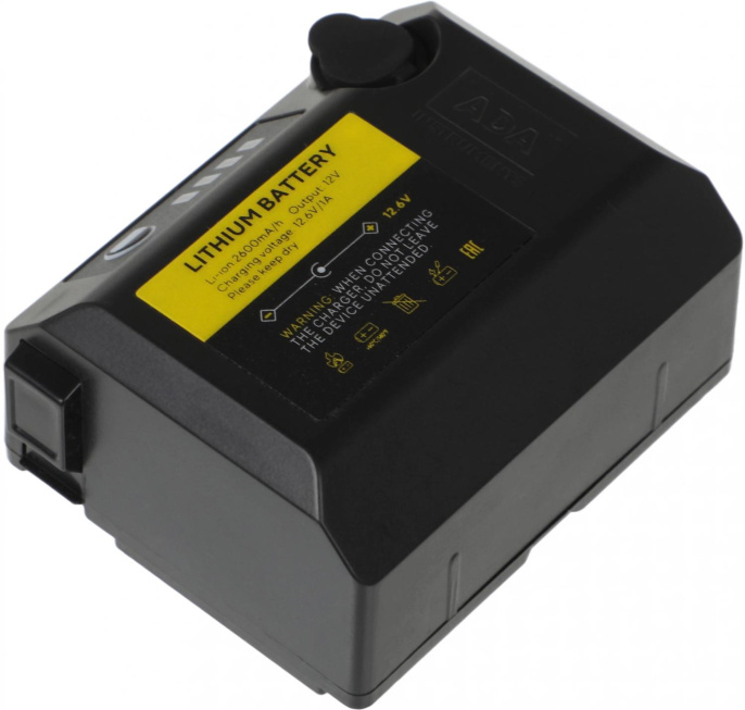 Батарея аккумуляторная Ada А00665 12В 2.60Ач Li-Ion З/У в компл.