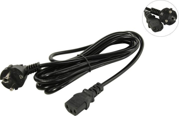 5bites Кабель питания PC205-30A IEC-320-C13 / CEE 7/7 SHCUKO / 220V / 3G*0.50MM / 3M