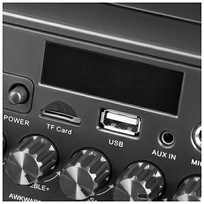 Музыкальный центр SunWind SW-MS30 черный 60Вт FM USB BT SD/MMC