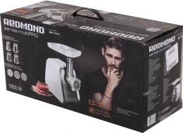 Мясорубка Редмонд RMG-1216-8 1800Вт белый/серебристый