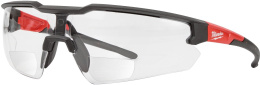 Очки защитные Milwaukee Magnified с зоной коррекции +2 (4932478911) (открытые, материал линзы: поликарбонат, материал оправы/корпуса: пластик, резина, оптическая сила линзы: +2.0 дптр)