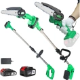 Аккумуляторная цепная пила-высоторез Zitrek GreenSaw 20 Plus (20В, Li-Ion аккум. 2шт. - 1x2,0Ач + 1x4,0Ач) 082-1856