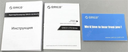 Orico 35UTS-BK SATA - USB3.0 Adapter (адаптер для подкл-я 3.5" SATA устройств к USB3.0)+Б.П.