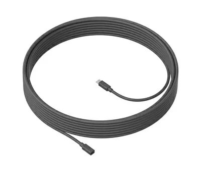 Кабель Logitech. Accessory Logitech ,MeetUp 10m Mic Cable, GRAPHITE
