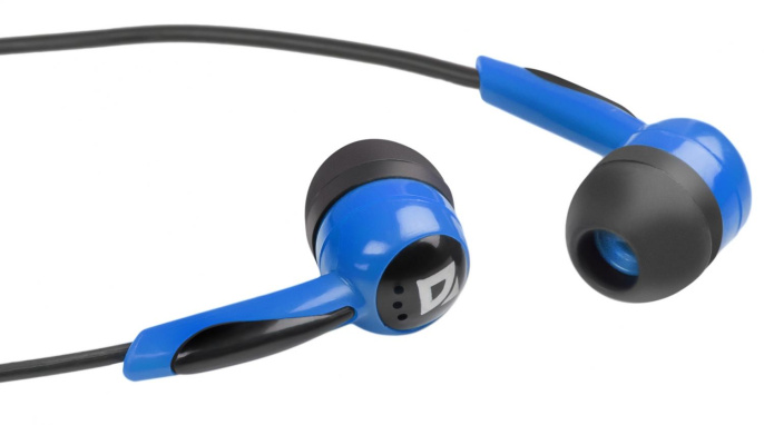 Нaушники BASIC 604 BLACK/BLUE 63608 DEFENDER