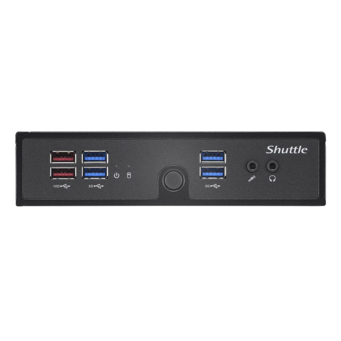 Платформа системного блока с ЦПУ Shuttle Intel i5-1335U, Fanless Support 3 displays, 2xDDR5 SODIMM, 1 HDMI 2.0b+ 1 DisplayPort 1.4+VGA,WLAN optional, 90W power adapter,VESA. 74R-DS50U-005-SHU-001