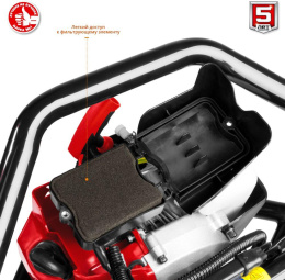 Мотобур Зубр МБ2-250 Н профес. 2-х такт. 1800Вт 2.45л.с. 52см3 8800об/мин бур в компл.
