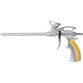 Цельнометаллический пистолет для монтажной пены FIT прорезиненная ручка 14284