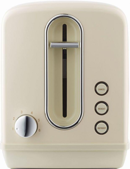 Тостер GORENJE T1100CLI,  бежевый/серебристый