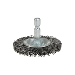 Щетка проволочная дисковая (50 мм, толщина проволоки 0.3 мм, гофрированная, металл, 1/4") Makita D-76473