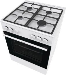 Плита Газовая Gorenje GG6A10WFFM белый без крышки реш.сталь