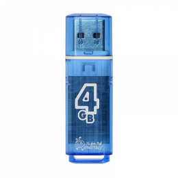 Smartbuy USB Drive 4GB Glossy series Blue SB4GBGS-B