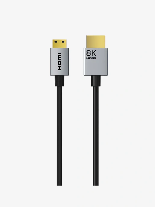 Кабель CABLETIME CH16L (CT-HDD8K-AG2) 2 м, Micro HDMI-HDMI 8K60Hz