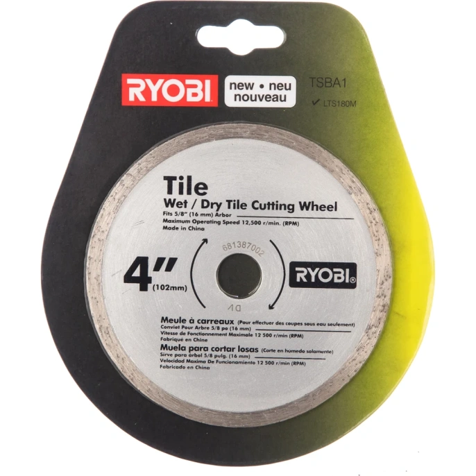 Диск алмазный 102х16 мм для плиткореза ONE+ Ryobi TSBA1 5132002473