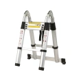 Лестница-стремянка телескопическая WORKY МИ 1.9м/3.8м 6 ступеней ARD260071