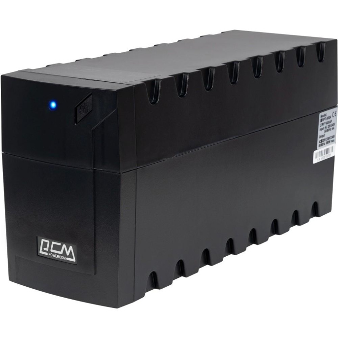 Источник бесперебойного питания/ POWERCOM RPT-600AP SE линейно-интерактивный, 600 ВA, 360 Вт,2 евророзетки с резервным питанием, USB, ШхГхВ 100х278х140мм, 4 кг