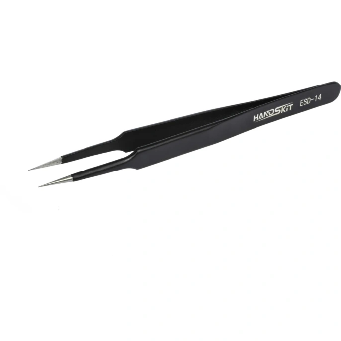 Диэлектрический пинцет HANDSKIT 120 мм ESD14