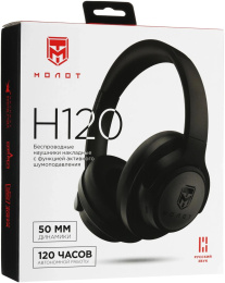  Гарнитура накладные Ural Молот Н120 черный беспроводные bluetooth накладные УРАЛ МОЛОТ Н120