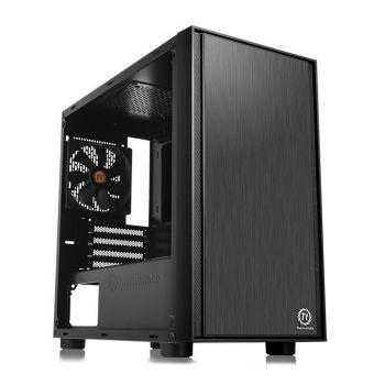Корпус mATX Thermaltake Versa H17, Micro-Tower, без БП,  черный [ca-1j1-00s1nn-00]