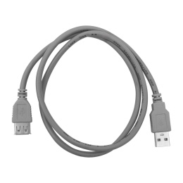 Bion Кабель удлинительный USB 2.0 AM/AF, 0.75 м, серый [BXP-CC-USB2-AMAF-75CM/300]