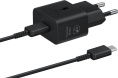 Сетевое зарядное устройство Samsung EP-T2510,  USB-C, USB-C, 25Вт, 3A, черный [ep-t2510xbegeu]