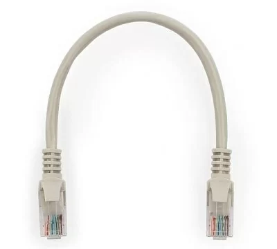 Cablexpert Патч-корд UTP PP12-0.25M кат.5, 0.25м, литой, многожильный (серый)