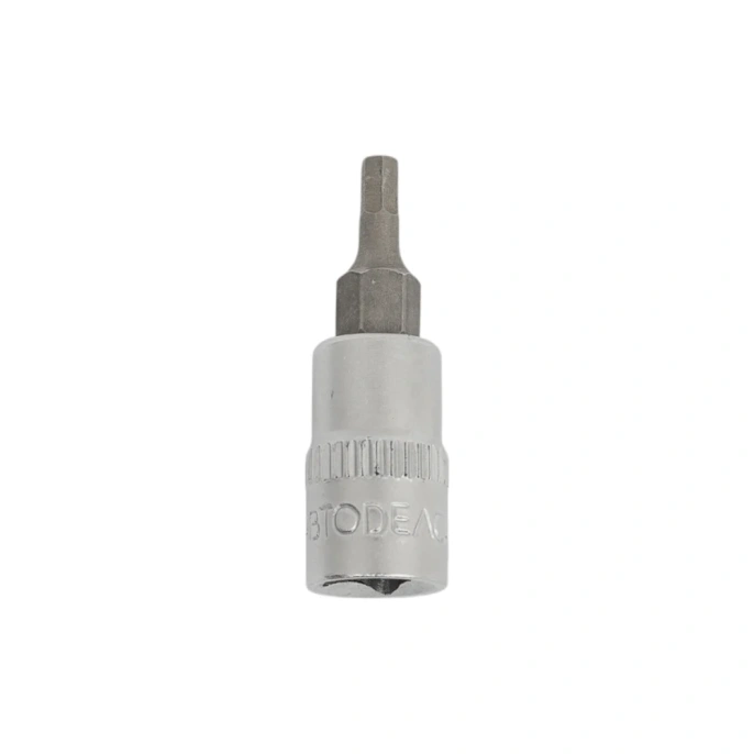 Головка со вставкой шестигранник 3 мм, 1/4"DR, 38 мм АвтоDело 39617 15556