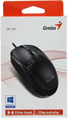 Манипулятор Genius Optical Mouse DX-120 White (RTL) USB 3btn+Roll (31010105102/31010010401)