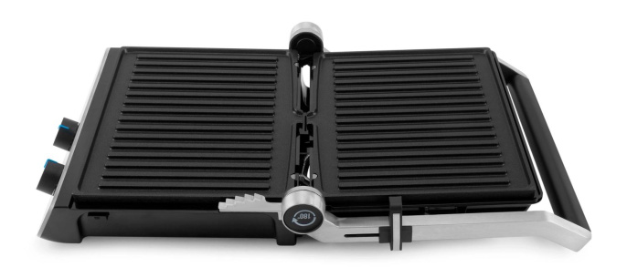 Электрогриль DOMFY Metal DSM-EG502,  черный и серебристый