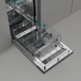 Встраиваемая посудомоечная машина Gorenje GV563C10,  узкая, ширина 44.8см, полновстраиваемая, загрузка 10 комплектов, нержавеющая сталь