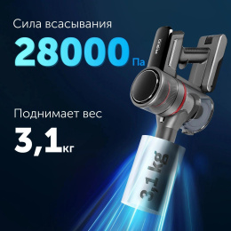 Ручной пылесос handstick RED solution V3070, 350Вт, черный/серый