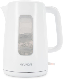 Чайник электрический Hyundai HYK-P3501 2.5л. 2200Вт белый корпус: пластик