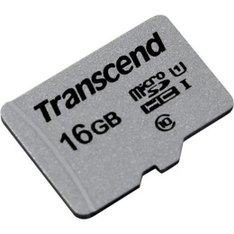 Флеш карта microSD 16GB Transcend microSDHC Class 10 UHS-1 U1, без адаптера , TLC TS16GUSD300S