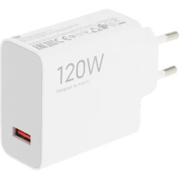 Сетевое зарядное устройство Xiaomi 120W HyperCharge Combo (Type-A) EU,  USB-A,  120Вт, 6A, белый [bhr9462eu]