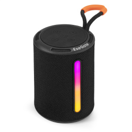 Портативная BT-колонка ExeGate Friend EPS-45 5Вт, 50-20000Гц, Bluetooth, с поддержкой USB и TF/microSD карт, FM, Li-Ion 500mAh, цвет черный, RGB подсветка, зарядка USB Type-C, Color Box EX289731RUS