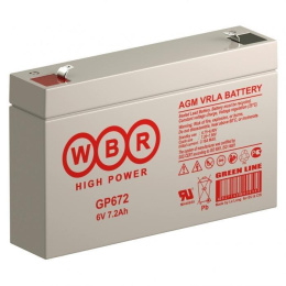 WBR Батарея GP672 6V/7,2Ah