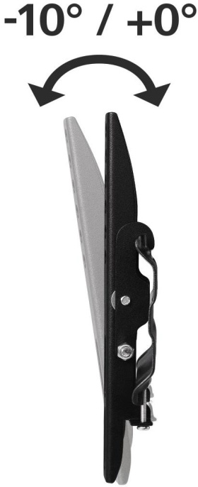 Кронштейн для телевизора HAMA 00220806, 19-48", настенный, наклон, черный
