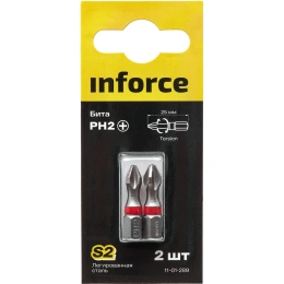 Бита (2 шт; PH2; 25 мм) Inforce 11-01-289