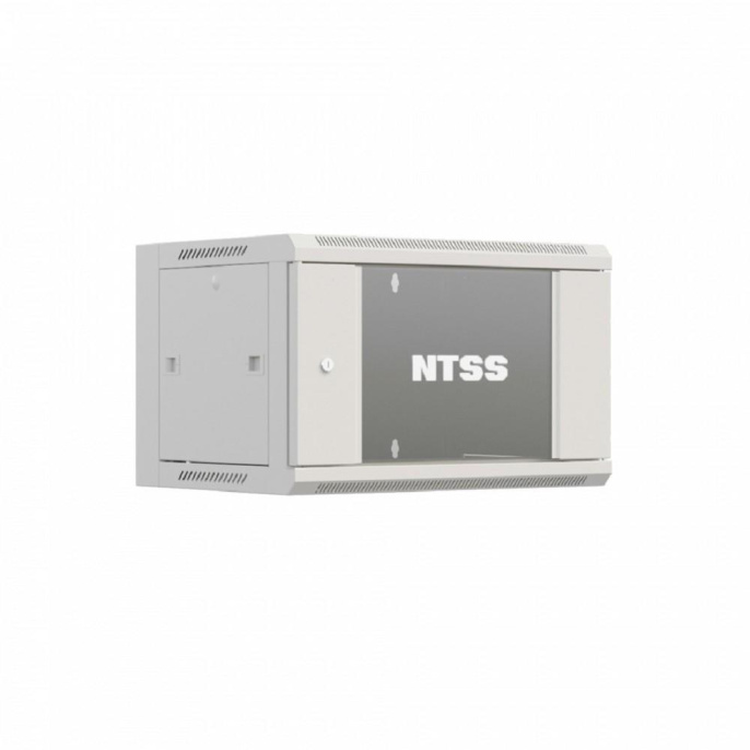 Шкаф коммутационный NTSS Премиум NTSS-W6U6045GS-2 настенный,  стеклянная передняя дверь,  6U,  600x370x450 мм
