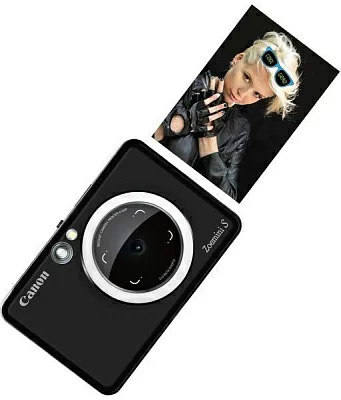 Фотоаппарат Canon Zoemini S черный 8Mp microSDXC Li-Ion