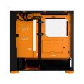 Корпус Case Fractal Design Pop Air RGB Orange Core TG Clear Tint, Midi-Tower, 3x120mm RGB, 2xUSB-A 3.2 ATX, mATX, mITX Black/Orange FD-C-POR1A-05