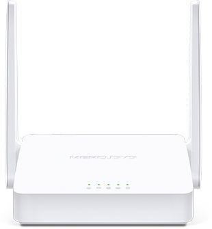 Wi-Fi роутер MERCUSYS MW300D,  Wi-Fi 4,  N300,  2.4ГГц, 3 LAN,  ADSL2+ (Annex A), белый