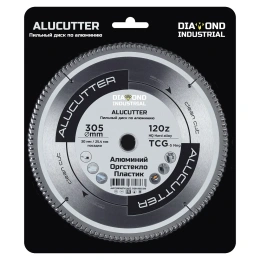Диск пильный по алюминию, пластику AluCutter 305x30/25.4 мм, Z=120 tcg Diamond Industrial DIDA305Z120